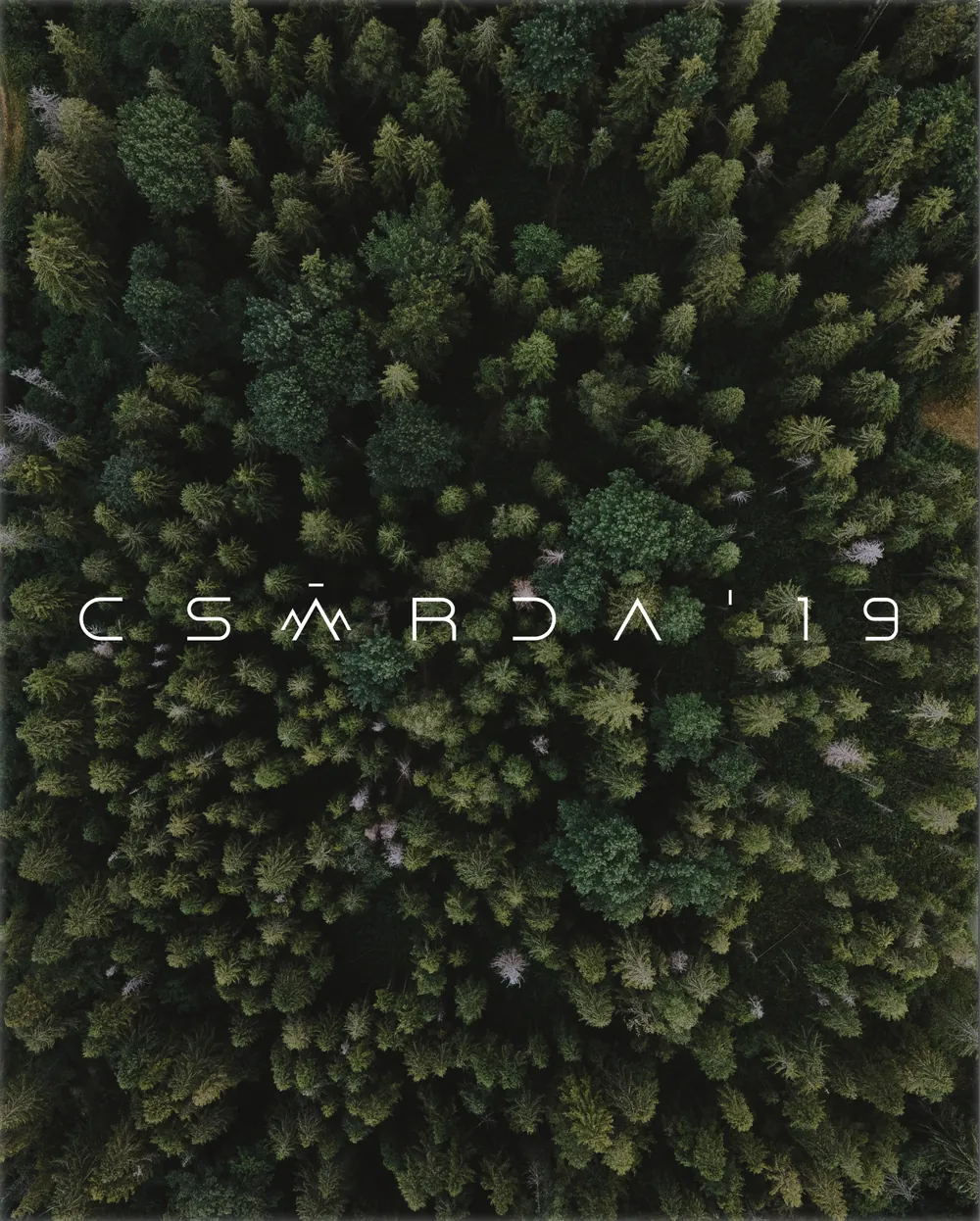 Csárda 19 campaign visual, forest from above