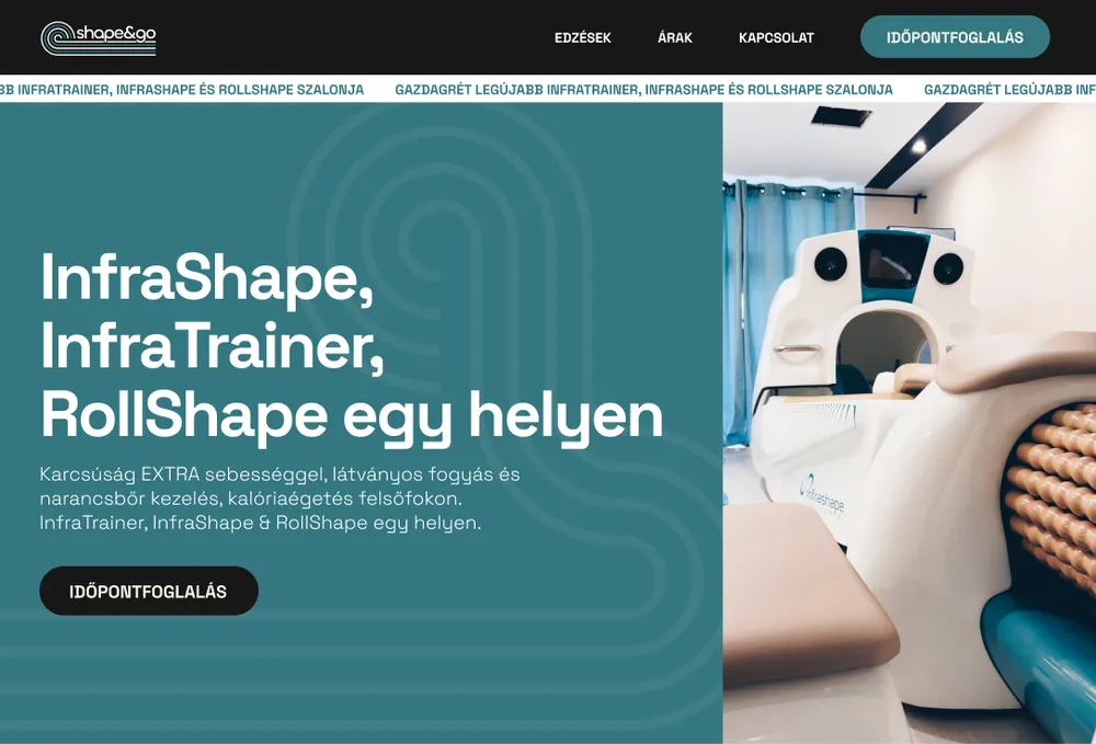 shape&go website design